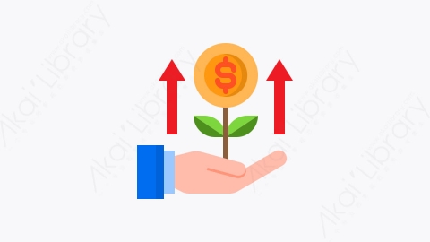 图片素材-014-货币增长money_growth扁平卡通金融商务投资元素图标