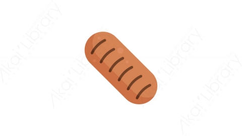 图片素材-014香肠_sausage食物餐饮道具元素图标