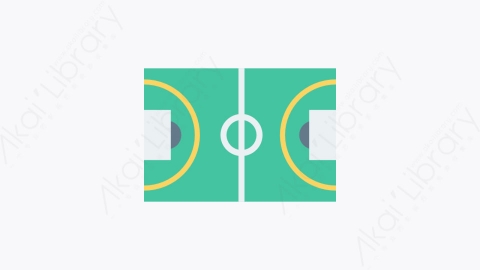 图片素材-0147-足球场-1footballfield卡通扁平体育与健身元素图标