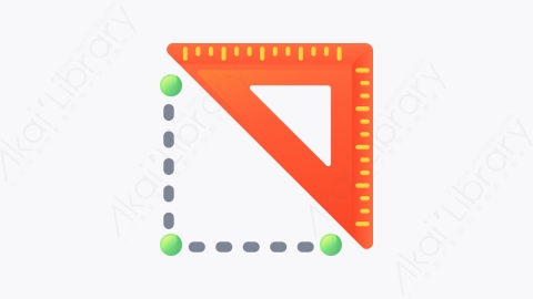 图片素材-015直角三角形Right_triangle扁平卡通教育元素图标