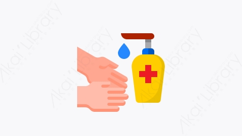 图片素材-015-洗手hand_wash扁平卡通电晕病毒元素图标