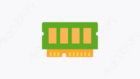 图片素材-015-内存memory扁平卡通计算机硬件元素图标