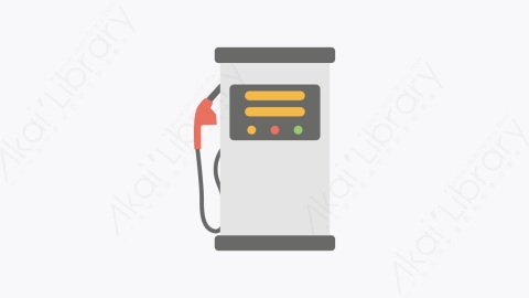 图片素材-015-加油站petrol_station扁平卡通城市地图元素图标