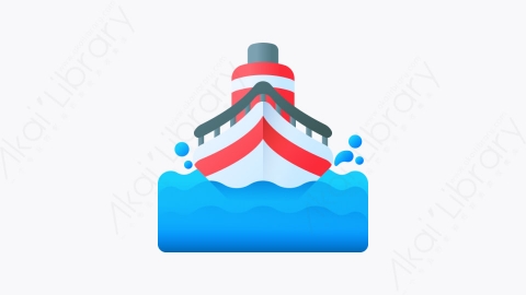 图片素材-015-船ship扁平卡通海洋元素图标