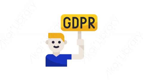 图片素材-016_GDPR科技通用数据保护GDPR RGPD道具元素图标