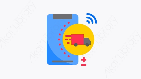 图片素材-016-交付deliver扁平卡通智能手机元素图标