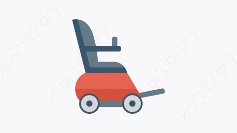 图片素材-016-叉车-2forklift扁平卡通交通工具图标元素