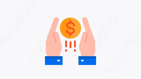 图片素材-016-货币money扁平卡通金融元素图标