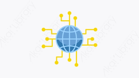 图片素材-016-网络network扁平卡通物联网元素图标
