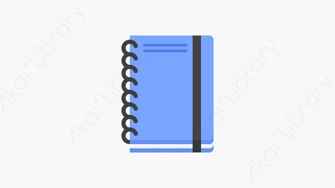 图片素材-016-笔记本notebook扁平卡通回到学校元素图标