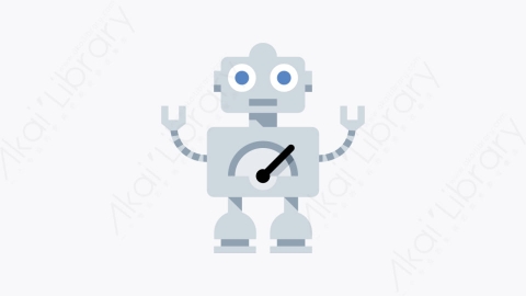 图片素材-016-机器人robot扁平卡通杂项元素图标