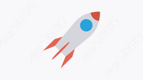 图片素材-016-火箭-2rocket扁平卡通交通运输工具图标元素