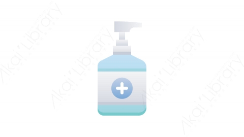图片素材-016消毒剂_sanitizer病毒Covid 19医疗道具元素图标