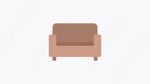 图片素材-016-沙发sofa扁平卡通家具图标