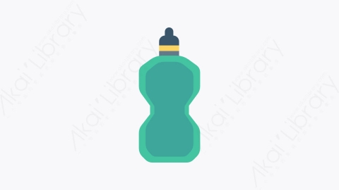 图片素材-0168-瓶子-2bottle卡通扁平体育与健身元素图标
