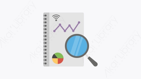 图片素材-017-数据分析data_analysis扁平卡通会计图标