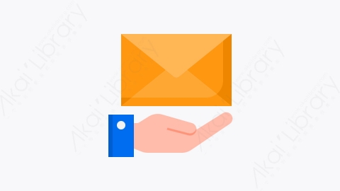 图片素材-017-电子邮件email扁平卡通联系我们元素图标