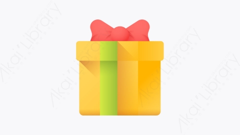 图片素材-017-礼品gift扁平卡通圣诞节元素图标