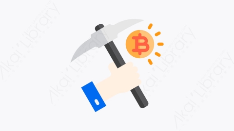 图片素材-017-采矿mining扁平卡通金融财经比特币元素图标