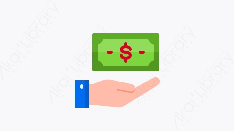 图片素材-017-货币money扁平卡通金融元素图标