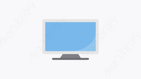 图片素材-017-监视器monitor扁平卡通设备元素图标