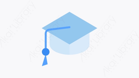 图片素材-017-砂浆板mortarboard扁平卡通学校元素图标