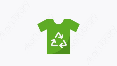 图片素材-017-t恤短袖t_shirt扁平卡通回收站元素图标