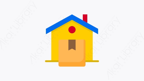 图片素材-018-送货上门Home_delivery扁平卡通快递运输交付元素图标