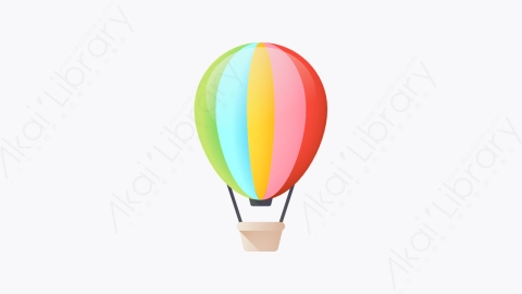 图片素材-018-气球balloon扁平卡通公平的元素图标