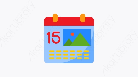 图片素材-018-日历calendar扁平卡通日历和日期元素图标