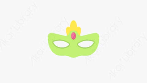 图片素材-018-嘉年华面具carnival_mask扁平卡通嘉年华元素图标