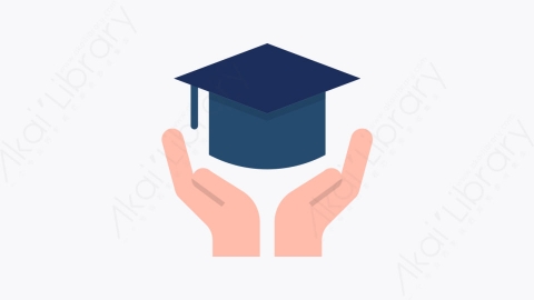 图片素材-018-文凭diploma扁平卡通学校和教育的元素图标