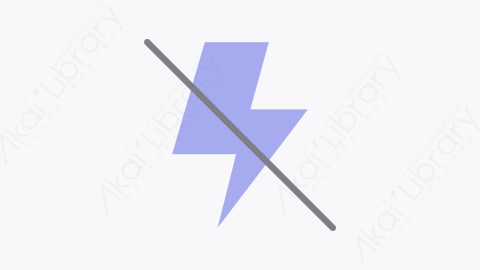 图片素材-018-闪光关闭flash_off扁平卡通照片和视频元素图标