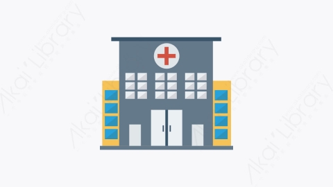 图片素材-018-医院-4hospital扁平卡通城市建筑图标元素