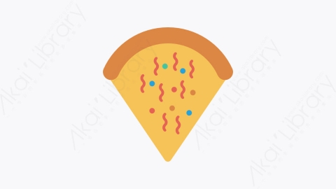 图片素材-018-披萨片pizzaslice扁平卡通食物餐饮元素图标