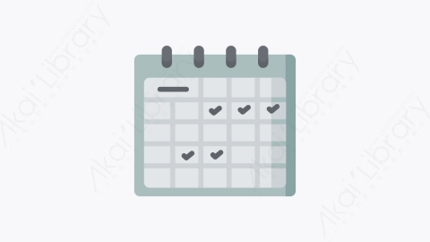图片素材-018-时间表schedule扁平卡通运动健身元素图标