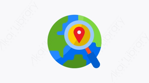 图片素材-018-搜索search扁平卡通在线营销元素图标