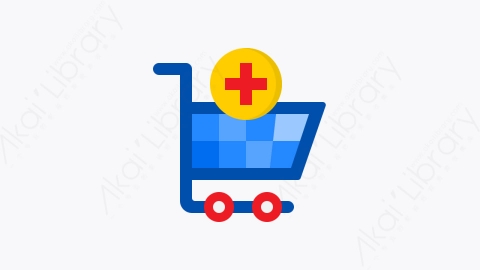 图片素材-018-购物车shopping_cart扁平卡通电子商务和购物元素图标