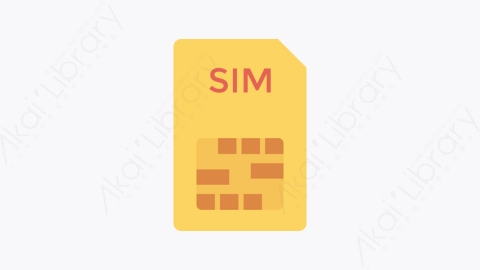 图片素材-018-手机卡sim卡通扁平移动和智能设备元素图标