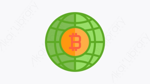 图片素材-019-比特币-5bitcoin扁平卡通金融财经比特币元素图标