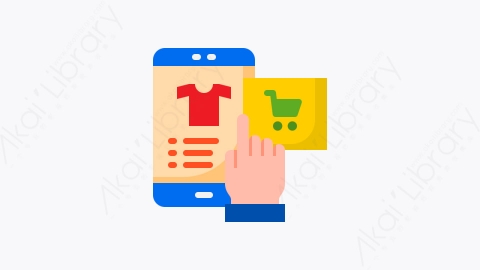 图片素材-019-电子商务ecommerce扁平卡通电子商务元素图标