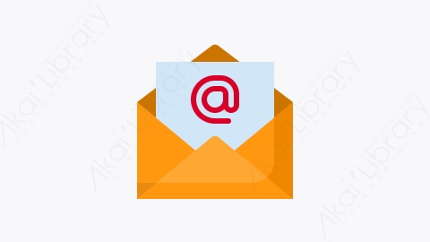 图片素材-019-电子邮件email扁平卡通联系我们元素图标
