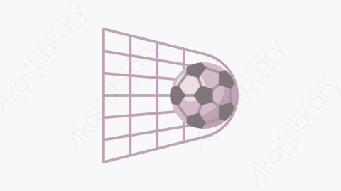 图片素材-019-目标goal扁平卡通足球元素图标