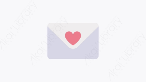 图片素材-019-情书love_letter扁平卡通情人节元素图标