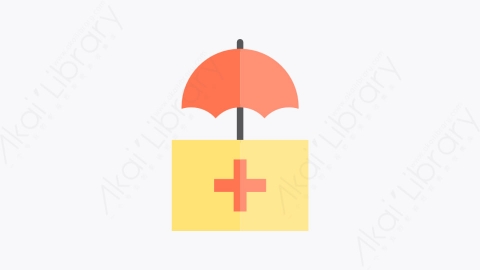 图片素材-019-医疗救助medicalassistance扁平卡通卫生保健元素图标