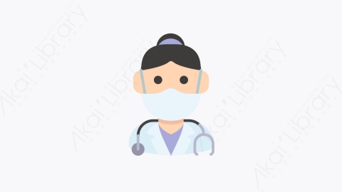 图片素材-019-医疗专业人员medical_professional扁平卡通Covid头像元素图标