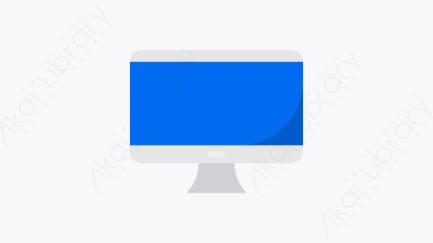 图片素材-019-监视器-2monitor扁平卡通技术元素图标