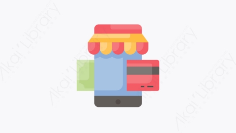 图片素材-019-网上支付online_payment扁平卡通黑色星期五元素图标