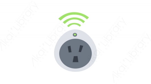 图片素材-019智能插头_smart_plug电器设备道具元素图标