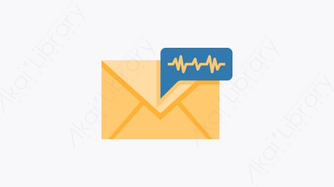 图片素材-019-语音信息voice_message扁平卡通通信元素图标